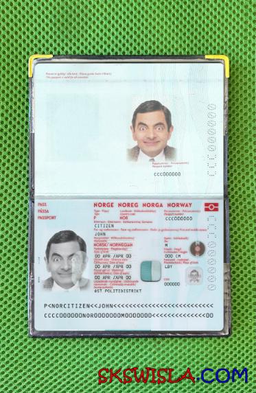 Norwegia paszport nowy 2021-obecnie fotowygląd, skan i fotorealistyczny snapshot, 2 w 1